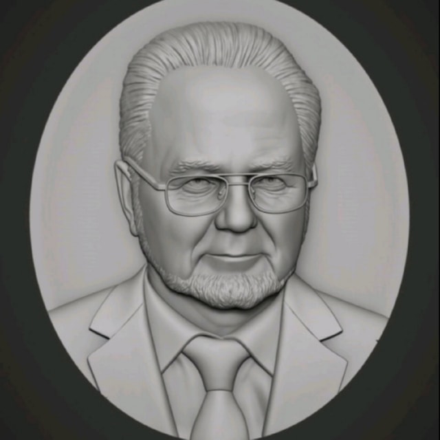 3D модель барельефа
